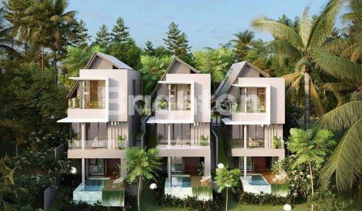 Villa Baru River View Furnished Lingkungan Tenang Aman  Dekat Canggu 1