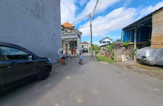 Tanah siap dibangun bisa 4unit rumah disedap malam deket renon 4