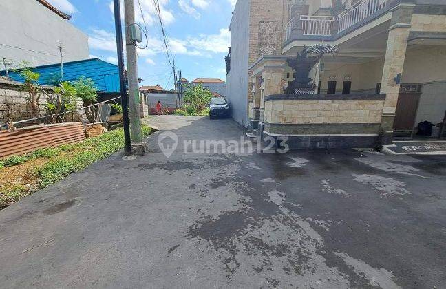Tanah siap dibangun bisa 4unit rumah disedap malam deket renon 5