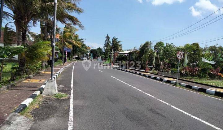 Tanah dijalan utama pantai tanah lot kediri tabanan bali 1