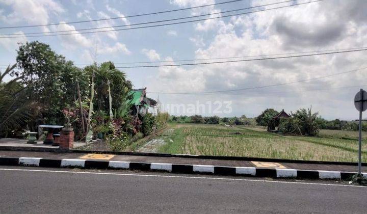 Tanah dijalan utama pantai tanah lot kediri tabanan bali 2