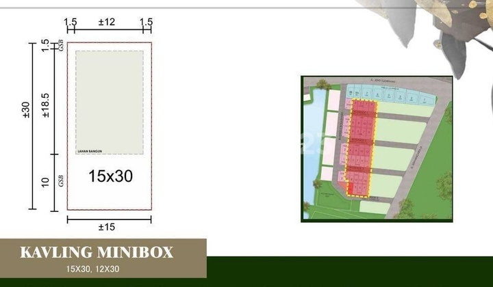 Kavling Pasir Putih Riverside @PIK 2
Developer by ASG

Kavling Pasirputih Riverside Uk 12x30 Dan 15x30 Pik2
Pantai Indah Kapuk, Jakarta Utara
Harga 32,5 jt/ meter
LT 450 meter


Kavling Riverside 
Berlokasi di seberang Pasir Putih Residence (setelah rukan