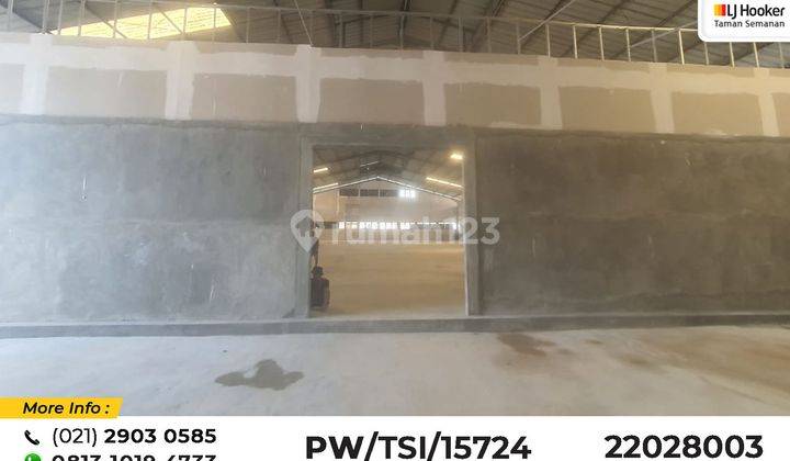 Sewa Gudang Rawa Buaya, Cengkareng, 3.700m², 1 Lt, SHM 7
