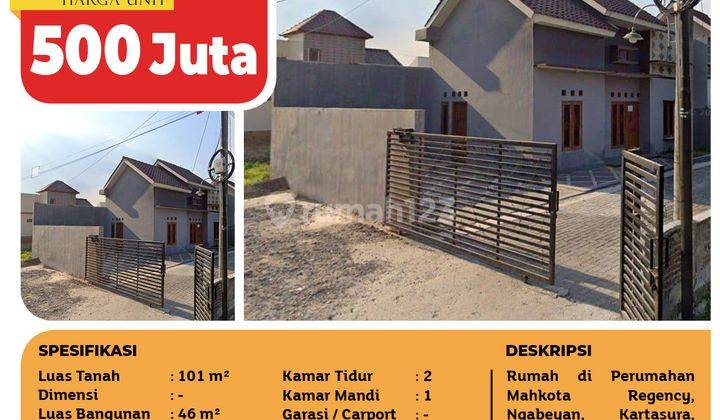 Rumah Mahkota Regency, Solo, 101m², 1 Lt, SHM 2