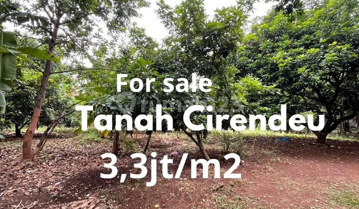 Land for Sale in Cirendeu. Near Highway, Near MRT Land for Sale in Cirendeu. Near Highway, Near MRT