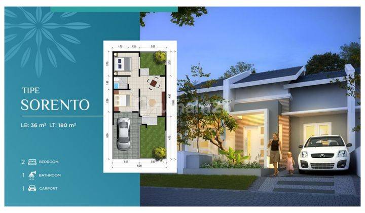 Bayar 500 Ribu an Dapat Rumah Tipe Sorento Capella Swp Menganti  1