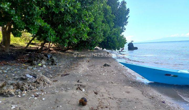 Jual tanah pinggir pantai Pulau Moyo Sumbawa Luas 4 Hektar 1