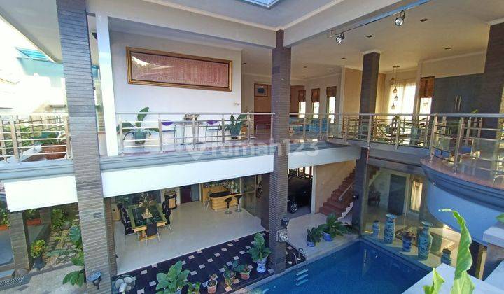 RUMAH KAVLING MEWAH FURNISH DGN POOL DKT MESJID DI JATICEMPAKA  11