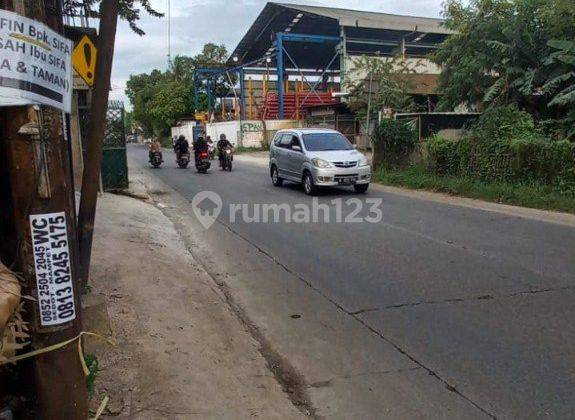 TANAH DARAT SIAP BANGUN LOKASI PINGGIR JALAN DI SETU BEKASI  11