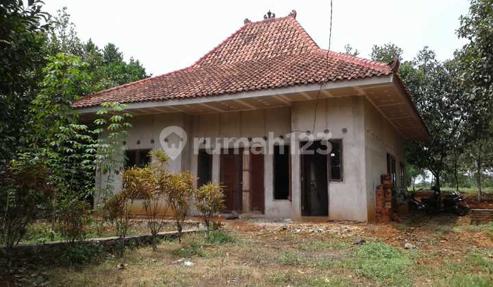 Dijual Murah Rumah Siap Huni dan Tanah Bebas Banjir Dekat Pintu Tol Borr dan Pasar Parung di Parung Bogor