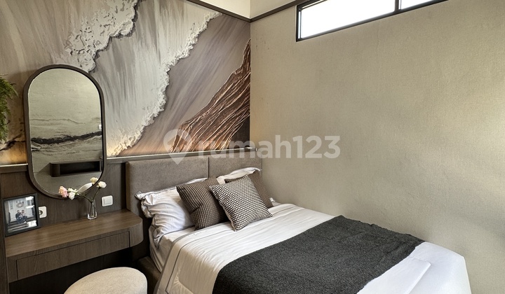 Rumah Cluster Bergaya Scandinavian 2 Carport Bebas Banjir Di Sasak Panjang Bogor 