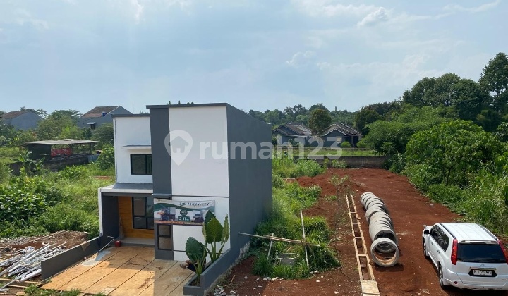 Rumah Mezanin 2 Kamar Tidur Bebas Banjir Dekat Stasiun Bojong Gede Di Kali Suren Tajur Halang Bogor 