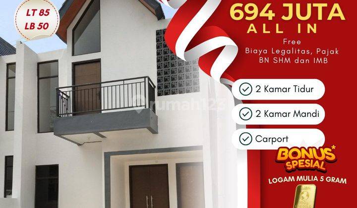 Dijual Rumah 2 Lantai Shm Baru Di Cipadung Cibiru Kota Bandung 1