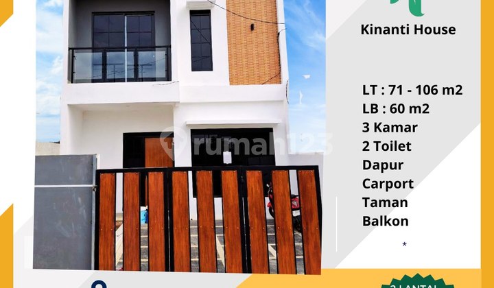 Rumah 2 Lantai Free Design Jatihandap Dkt Pusat Kota Bandung 1