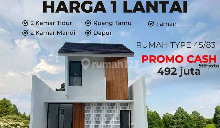 Dijual Rumah cluster 2 Lantai SHM di Cikoneng Bojongsoang  1