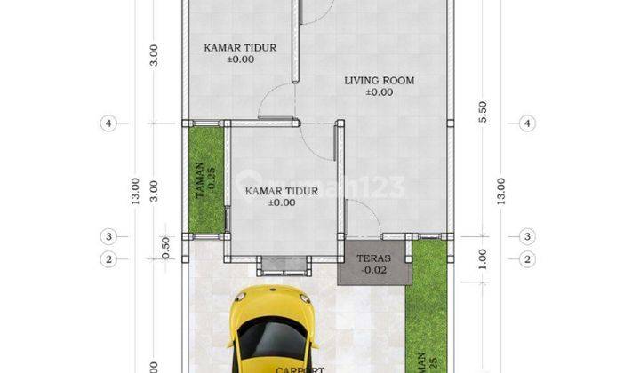 Dijual Rumah villa cluster DP 0% di Cisarua wilayah wisata  2