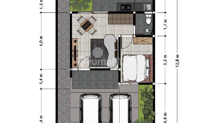 Dijual rumah 2 lantai dalam komplek kamarung regensi kota cimahi  2