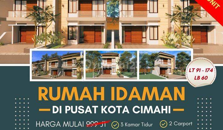 Dijual rumah 2 lantai mewah di Komplek kamarung regensi cimahi 1