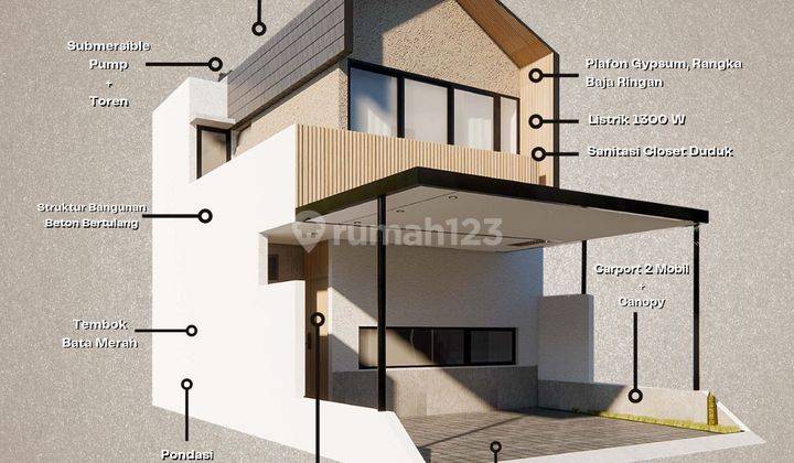 Dijual Rumah 2 Lantai Baru Di Permata Cilame Ngamprah  2