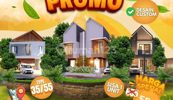 Dijual Rumah Villa 2 Lantai Free Desain Di Lembang Dkt Setiabudi 1