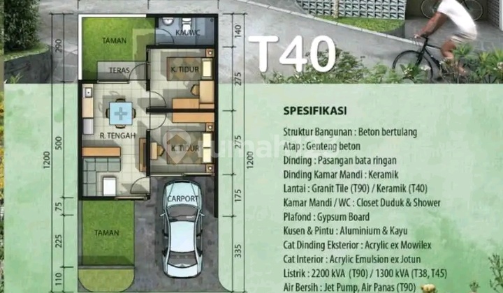 Rumah Cluster Bisa Kpr Di Jatihandap Padasuka Dkt Pusat Kota