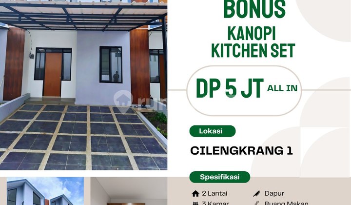 Rumah 2 Lantai Shm Siap Huni Di Jalan Cilengkrang 1 Kota Bandung