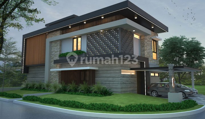 DIJUAL RUMAH GRAND APKUWON CLUSTER CANBERRA - POOL - BARU GRESS