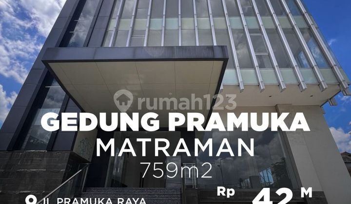 Dijual New Gedung Kantor di Pramuka Raya ,Jakarta Timur 5,5 Lantai 
