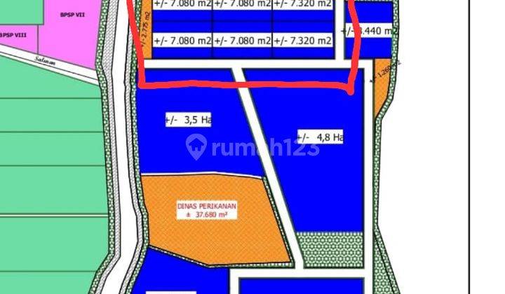 Lahan industri untuk pabrik di Kawasan Industri  1