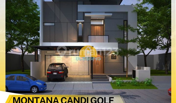 Rumah Mewah Full Furnish Ada Kolam Renang di Perumahan Candi Golf 1