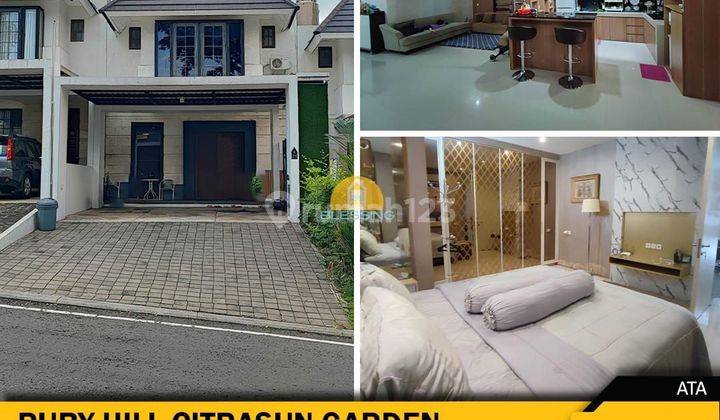 Rumah Cluster semifurnished di Ruby Hill CitraSun Garden 1