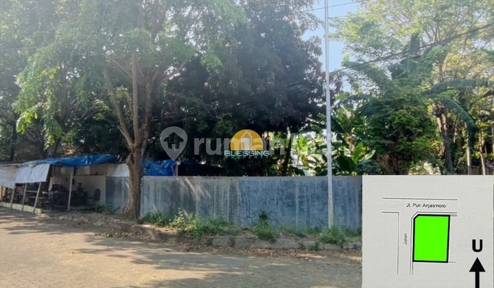 Dijual Tanah Luas dan Siap Pakai di Puri Anjasmoro Blok I Dijual Tanah Luas dan Siap Pakai di Puri Anjasmoro Blok I
