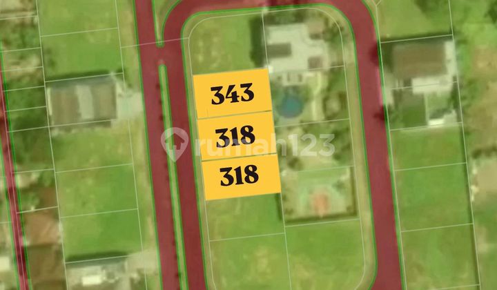 3 Kavling Tanah SHM di Komplek Perumahan Mewah Teras Ayung Cn