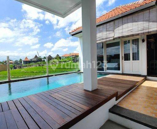 For Sale Villa With Rice Field View In Berawa Canggu Lc 1