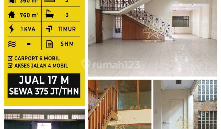 375 Jt Nego Disewakan Rumah Dipinggir Jalan Cicendo Bandung Daerah Ramai 1