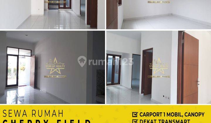 33 Jt Disewakan Rumah Siap Huni Terawat di Kompleks Cherryfield Dekat Tol Buah Batu Dan Podomoro Park 1