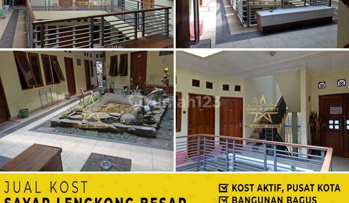 3,75 M Dijual Kostan 29 Kamar Tengah Kota Alun2 Bandung, Jalan Masuk 2 Mobil 1