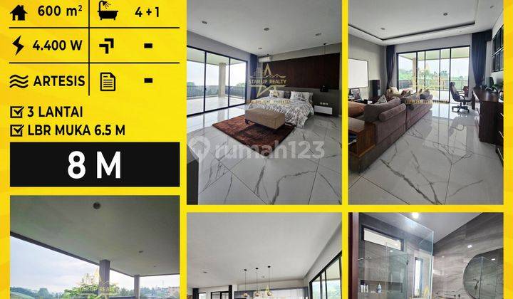 8m Nego Rumah Mewah 3 Lantai Dago Pakar Resort Lt 404 M4 Lb 600 M2 1