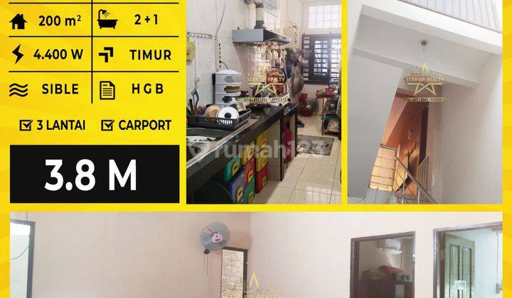 3,8 M Dijual Rumah Pajagalan 3 Lantai Lt 120 Lb 200 1