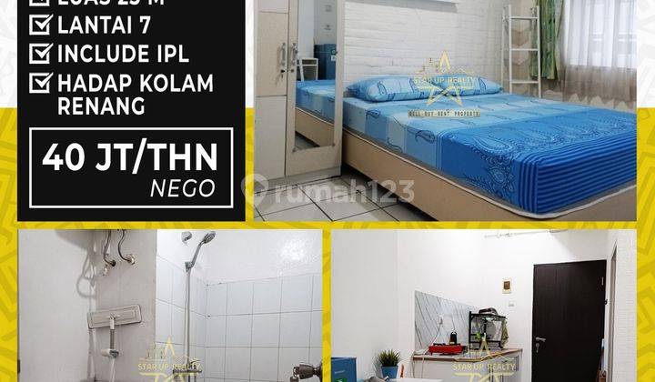 40 Jt Per Tahun Nego Sudah Include Ipl Disewakan Apartemen Grand Asia Afrika Tipe Studio Full Furnished  1