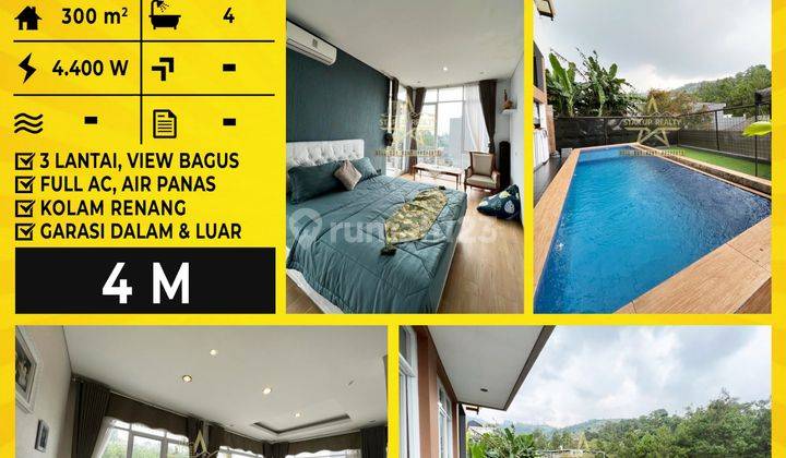 4M Dijual Rumah Idaman di Resort Dago Pakar 3 Lantai Ada Kolam Renang 1