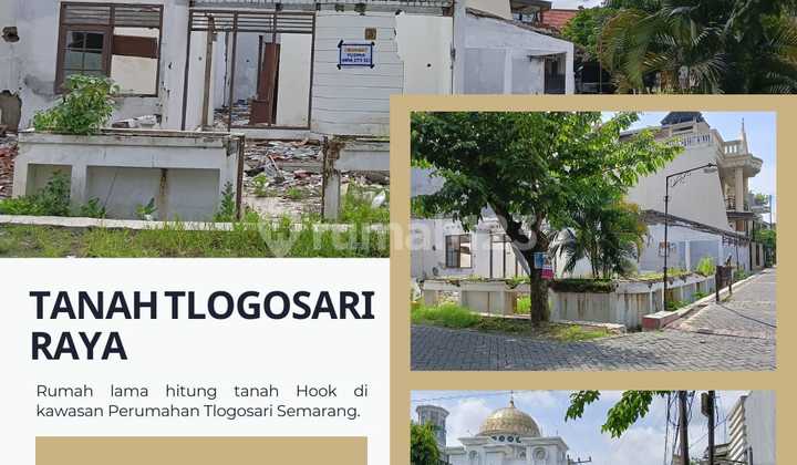 Tanah Siap Bangun Hook Strategis Bebas Banjir Jalan Tlogosari Raya Semarang 1