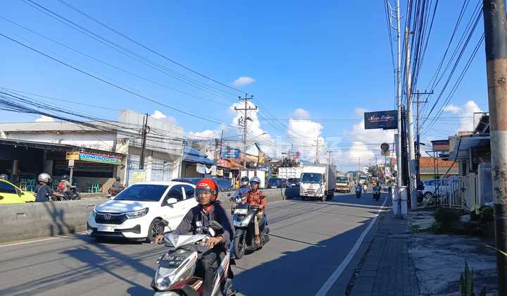 Tanah Bonus Bangunan 3 Lantai Langensari Ungaran Pinggir Jalan Raya Nasional 2