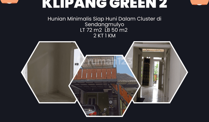 Rumah Minimalis Siap Huni Dalam Cluster Klipang Sendangmulyo 1