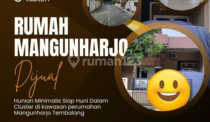 Rumah Minimalis Siap Huni Dalam Cluster - Mangunharjo Tembalang, Dekat Undip 1