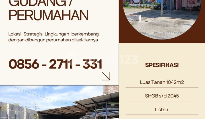 Kedungmundu Raya Land Suitable for 24-Hour Busy Residential Culinary Warehouse 1