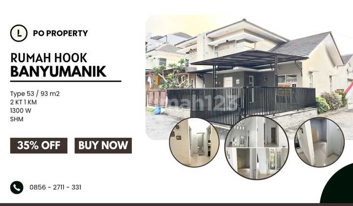 Rumah Hook Siap Huni Dalam Cluster Karangrejo Banyumanik 1