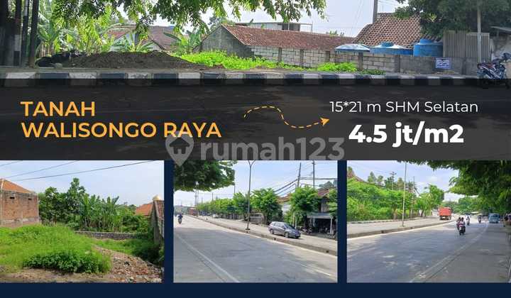 Tanah Komersial Jalan Raya walisongo Randugarut Tugu Semarang 1