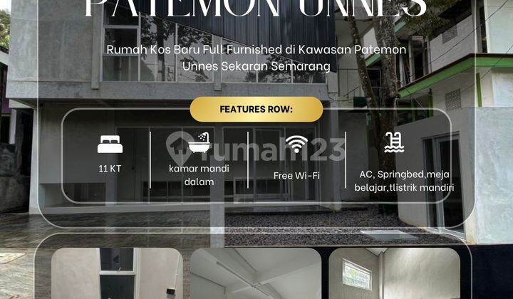 Kos Eksklusif Baru Siap Operasional Patemon Sekaran Unnes