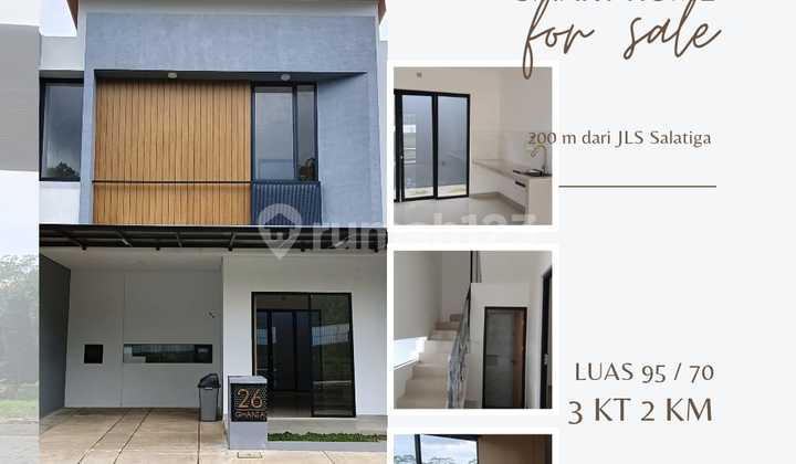 Rumah Baru Skandinavia 2 Lantai - 200 M Dari Ring Road Salatiga